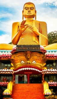 Golden,Cave,Temple,In,Dambulla.,Sri,Lanka.