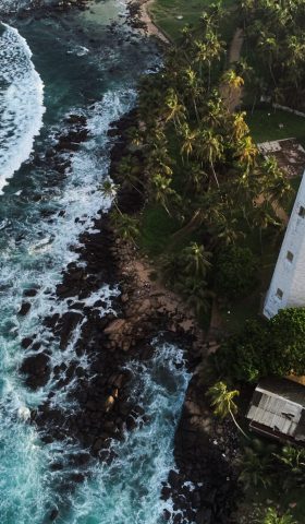Aerial,View,Of,Dondra,Lighthouse,In,Sri,Lanka.,High,Quality