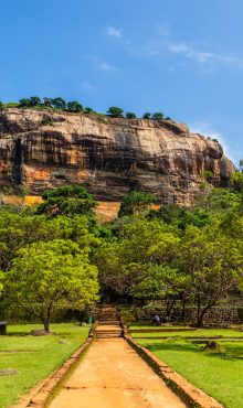Sigiriya or Lion rock - ancient rock fortress, Dambulla, Central Province ,Sri Lanka